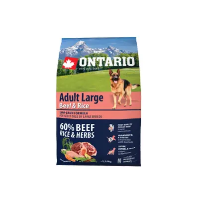 Ontario Adult Large Beef & Rice 2,25 kg