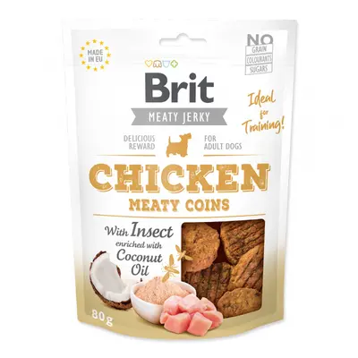 Brit Jerky Chicken with Insect Meaty Coins 80g