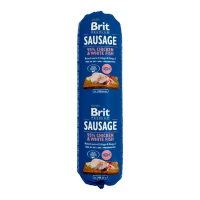 Salám Brit Sausage Chicken & White Fish 800g