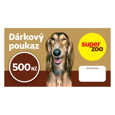 Dárkový poukaz Super zoo 500 Kč