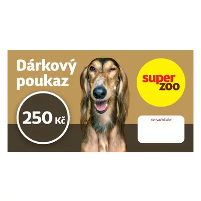 Dárkový poukaz Super zoo 250 Kč