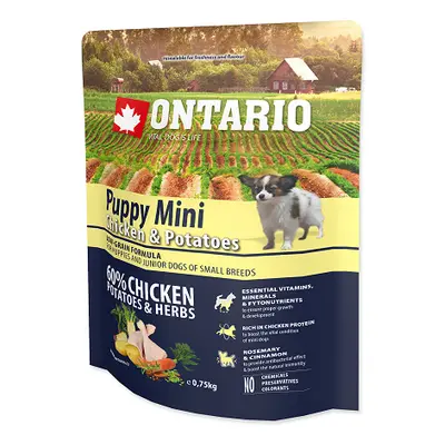 Ontario Puppy Mini Chicken & Potatoes 0,75kg