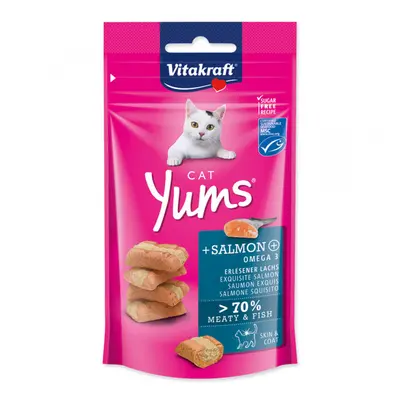 Pochoutka Vitakraft Cat Yums s lososem 40g