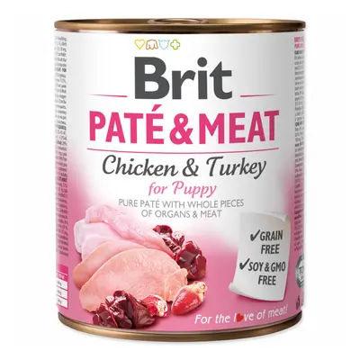 Konzerva Brit Paté & Meat Puppy 800g