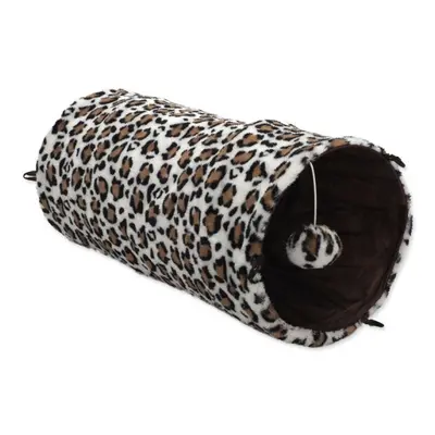 Tunel Magic Cat plyš šustící vzor leopard 50cm