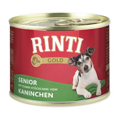 Konzerva Rinti Gold Senior králík 185g