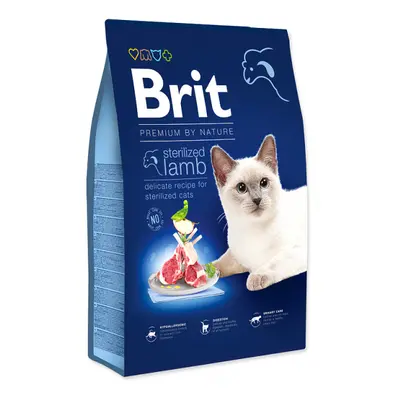 Brit Premium by Nature Cat Sterilized Lamb 8kg