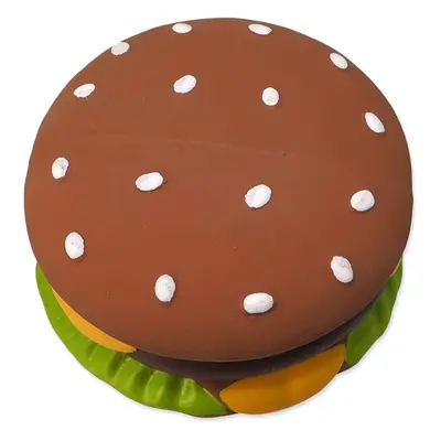 Hračka hamburger latex se zvukem 8cm