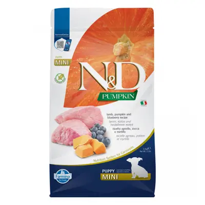 N&D Pumpkin Dog Puppy Mini Lamb & Blueberry 2,5kg