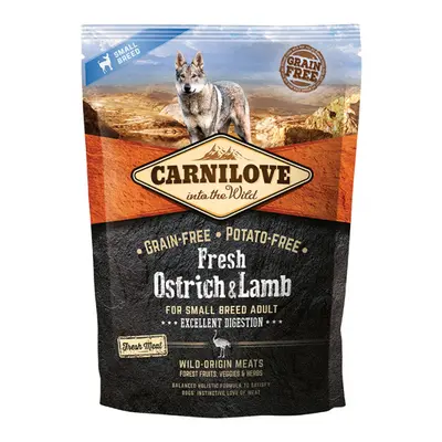 Carnilove Fresh Ostrich & Lamb Excellent Digestion for Small Breed Dogs 1,5kg