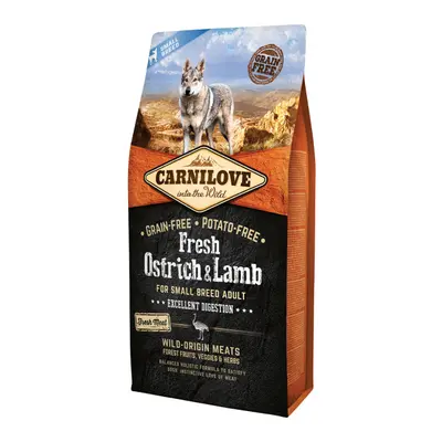 Carnilove Fresh Ostrich & Lamb Excellent Digestion for Small Breed Dogs 6kg