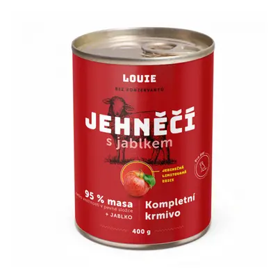 Konzerva Louie jehněčí s jablkem 400g