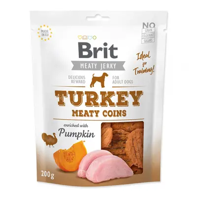 Brit Jerky Turkey Meaty Coins 200g