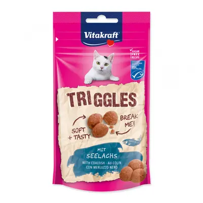 Pochoutka Vitakraft Triggles s lososem 40g