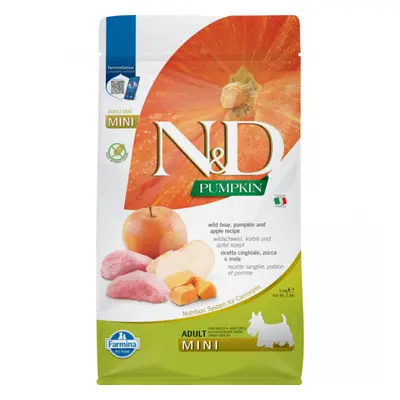 N&D Pumpkin Dog Adult Mini Boar & Apple 2,5kg