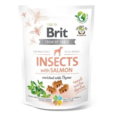 Brit Care Dog Crunchy Cracker Insects with Salmon enriched with Thyme 200g