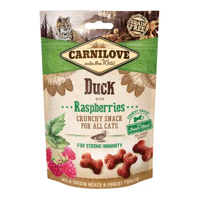 Carnilove Cat Crunchy Snack Duck with Raspberries with fresh meat 50g