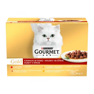 GOURMET Gold Multipack ve šťávě 12x85g