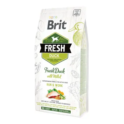 Brit Fresh Duck with Millet Active Run & Work 2,5kg