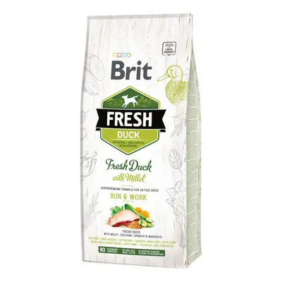 Brit Fresh Duck with Millet Active Run & Work 12kg