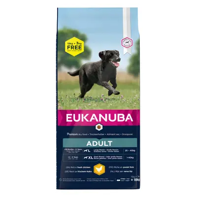 Eukanuba Adult Large 15kg + 3kg zdarma