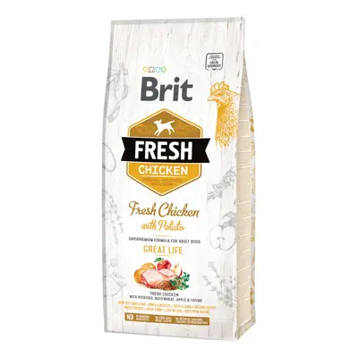 Brit Fresh Chicken with Potato Adult Great Life 12kg