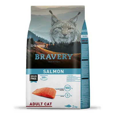 Bravery Cat Adult Salmon - 2x7kg