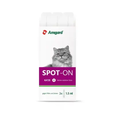 Amigard Spot-on Katze - 3x1,5 ml