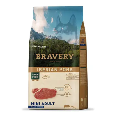 Bravery Dog Mini Adult Iberian Pork - 2 x 7kg