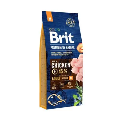 Brit Premium By Nature Dog Adult M Chicken - 15kg