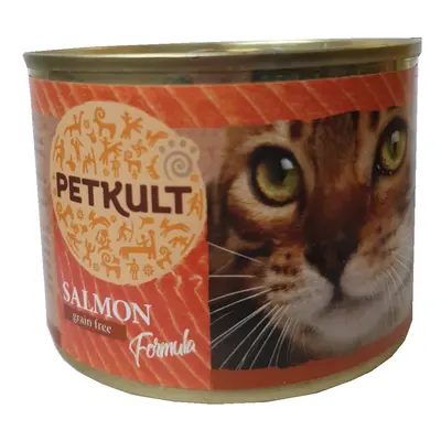 Petkult Cat Konzerva Losos - 185g (10 + 2 gratis)