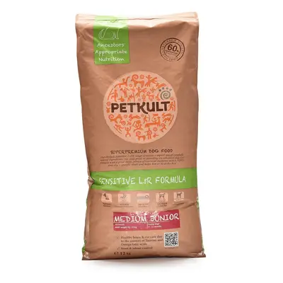 Petkult Dog Medium Junior Lamb/Rice - 12kg