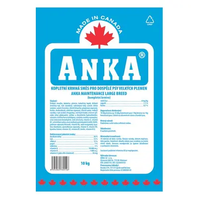 Anka Dog Maintenance Large Breed - 20kg