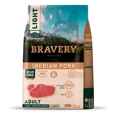 Bravery Dog Large/Medium Adult Light Pork - 4kg