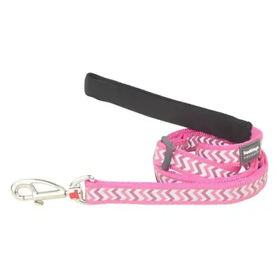 Vodítko RD reflective ZIGGY/hot pink - 2,0cm/1,8m