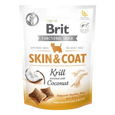 Brit Snack Skin Coat Krill/Coconut - 150g