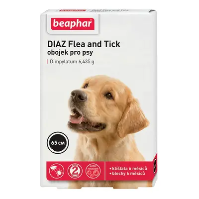 Beaphar Diaz Flea and Tick Repelentní Obojek - 65cm