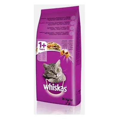 Whiskas Suché 14kg - Kuřecí