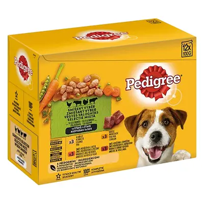 Pedigree Adult Smíšený výběr se zeleninou ve šťávě - 40ks