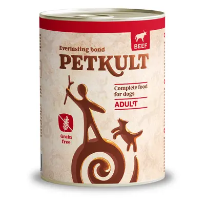 Petkult Konz. Adult 800g - 12ks Hovězí