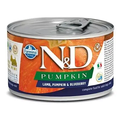 N&D Pumpkin Mini Adult Lamb/Blueberry Grain-free - 140g