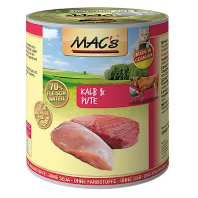 Mac´s Cat Konz. Telecí/Krůtí - 400g