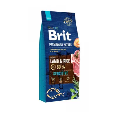 Brit Premium By Nature Dog Sensitive Lamb & Rice - 15kg