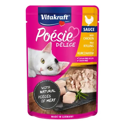 Vitakraft Poésie Délice Kuřecí v Omáčce - 24x85g