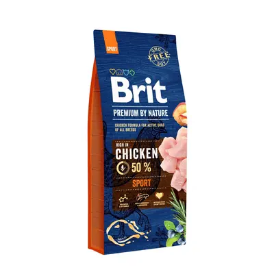 Brit Premium By Nature Dog Sport Chicken - 15kg