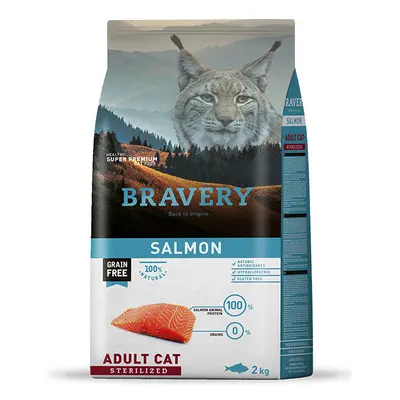 Bravery Cat Sterilized Salmon - 7kg