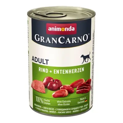 Animonda Grancarno Dog 400g - Hovězí/Kachní Srdce