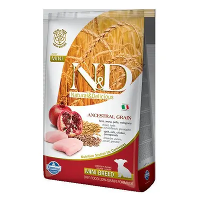 N&D Dog Puppy Mini Chicken/Pomegranate Low Grain - 800g