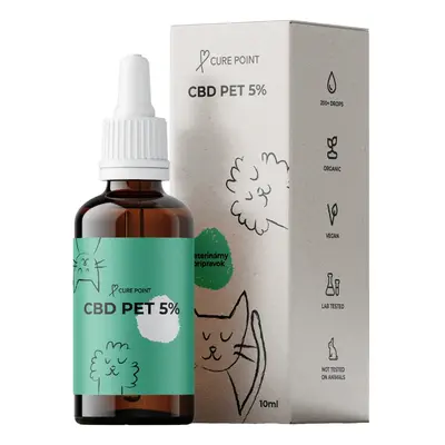 Cure Point CBD 5% olej 10 ml - Přírodní