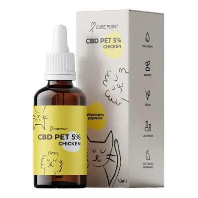 Cure Point CBD 5% olej 10 ml - Kuřecí